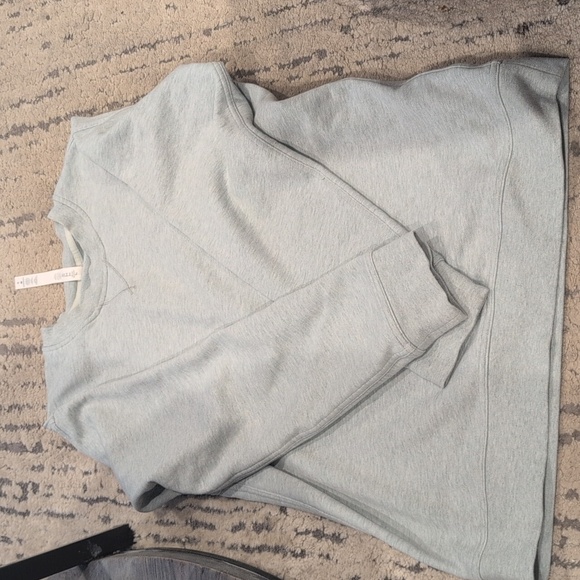 Lululemon All Yours Crew *Terry Heathered Island Mist - Picture 6 of 8